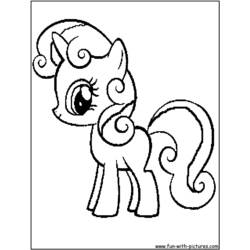 Раскраска: Маленький пони (мультфильмы) #42059 - Бесплатные раскраски для печати