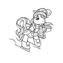 Раскраска: Маленький пони (мультфильмы) #42073 - Бесплатные раскраски для печати