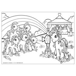 Раскраска: Маленький пони (мультфильмы) #42080 - Бесплатные раскраски для печати