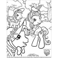 Раскраска: Маленький пони (мультфильмы) #42096 - Бесплатные раскраски для печати