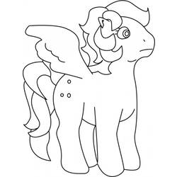 Раскраска: Маленький пони (мультфильмы) #42137 - Бесплатные раскраски для печати