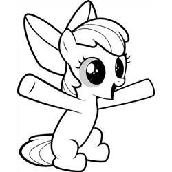 Раскраска: Маленький пони (мультфильмы) #42141 - Бесплатные раскраски для печати