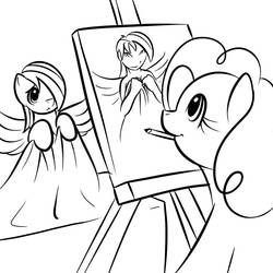 Раскраска: Маленький пони (мультфильмы) #42183 - Бесплатные раскраски для печати