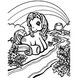 Раскраска: Маленький пони (мультфильмы) #42213 - Бесплатные раскраски для печати