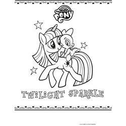 Раскраска: Маленький пони (мультфильмы) #42217 - Раскраски для печати
