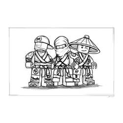 Раскраска: Ninjago (мультфильмы) #24028 - Раскраски для печати