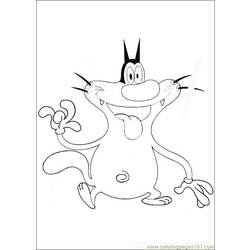 Раскраска: Огги и Каффардс (мультфильмы) #37850 - Раскраски для печати