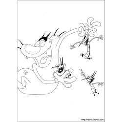 Раскраска: Огги и Каффардс (мультфильмы) #37865 - Раскраски для печати