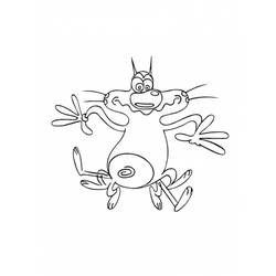 Раскраска: Огги и Каффардс (мультфильмы) #37867 - Бесплатные раскраски для печати