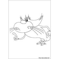 Раскраска: Огги и Каффардс (мультфильмы) #37883 - Бесплатные раскраски для печати