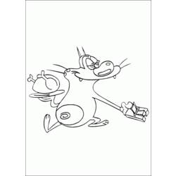 Раскраска: Огги и Каффардс (мультфильмы) #38009 - Бесплатные раскраски для печати
