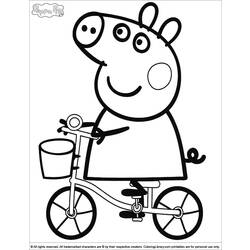 Раскраска: Свинка Пеппа (мультфильмы) #43912 - Бесплатные раскраски для печати