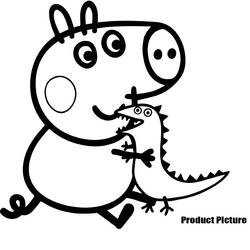 Раскраска: Свинка Пеппа (мультфильмы) #44057 - Раскраски для печати