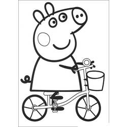 Раскраска: Свинка Пеппа (мультфильмы) #44093 - Бесплатные раскраски для печати
