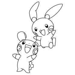 Раскраска: Pokemon (мультфильмы) #24627 - Раскраски для печати