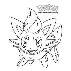 Раскраска: Pokemon (мультфильмы) #24636 - Раскраски для печати