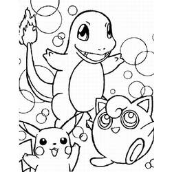 Раскраска: Pokemon (мультфильмы) #24642 - Бесплатные раскраски для печати