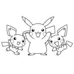 Раскраска: Pokemon (мультфильмы) #24674 - Раскраски для печати