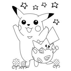 Раскраска: Pokemon (мультфильмы) #24676 - Раскраски для печати