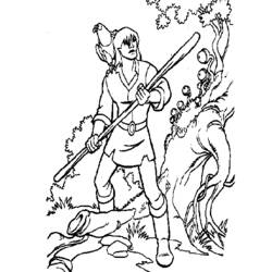 Раскраска: Экскалибур, волшебный меч (мультфильмы) #41733 - Раскраски для печати