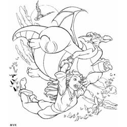 Раскраска: Экскалибур, волшебный меч (мультфильмы) #41741 - Раскраски для печати