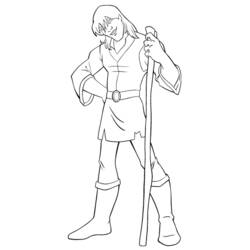 Раскраска: Экскалибур, волшебный меч (мультфильмы) #41762 - Раскраски для печати