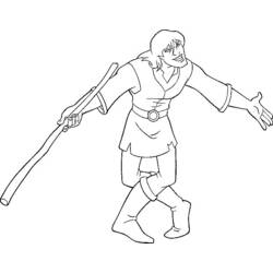 Раскраска: Экскалибур, волшебный меч (мультфильмы) #41767 - Раскраски для печати