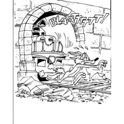 Раскраска: Beep Beep и Койот (мультфильмы) #47149 - Бесплатные раскраски для печати
