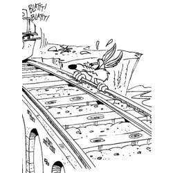 Раскраска: Beep Beep и Койот (мультфильмы) #47156 - Бесплатные раскраски для печати