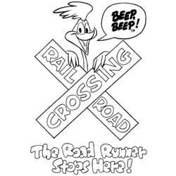 Раскраска: Beep Beep и Койот (мультфильмы) #47230 - Бесплатные раскраски для печати