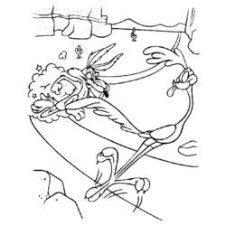 Раскраска: Beep Beep и Койот (мультфильмы) #47271 - Раскраски для печати