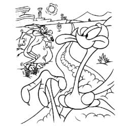 Раскраска: Beep Beep и Койот (мультфильмы) #47297 - Раскраски для печати
