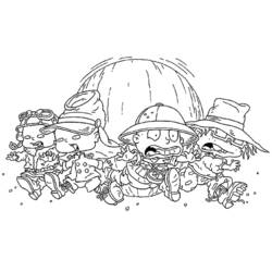 Раскраска: Rugrats (мультфильмы) #52696 - Бесплатные раскраски для печати