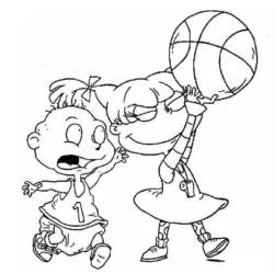 Раскраска: Rugrats (мультфильмы) #52702 - Бесплатные раскраски для печати