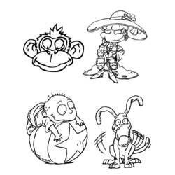 Раскраска: Rugrats (мультфильмы) #52704 - Бесплатные раскраски для печати