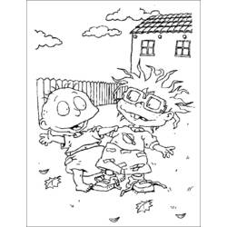 Раскраска: Rugrats (мультфильмы) #52706 - Бесплатные раскраски для печати