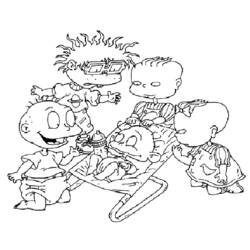 Раскраска: Rugrats (мультфильмы) #52719 - Бесплатные раскраски для печати