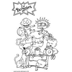 Раскраска: Rugrats (мультфильмы) #52721 - Раскраски для печати