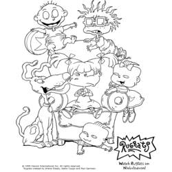 Раскраска: Rugrats (мультфильмы) #52727 - Раскраски для печати