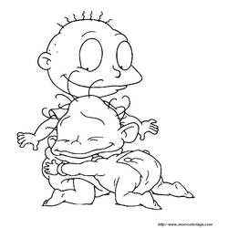 Раскраска: Rugrats (мультфильмы) #52738 - Бесплатные раскраски для печати