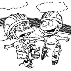 Раскраска: Rugrats (мультфильмы) #52741 - Бесплатные раскраски для печати