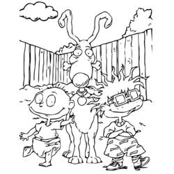 Раскраска: Rugrats (мультфильмы) #52749 - Бесплатные раскраски для печати