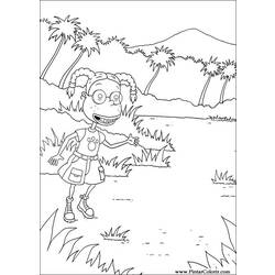 Раскраска: Rugrats (мультфильмы) #52757 - Бесплатные раскраски для печати