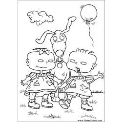 Раскраска: Rugrats (мультфильмы) #52765 - Бесплатные раскраски для печати