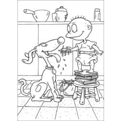 Раскраска: Rugrats (мультфильмы) #52772 - Бесплатные раскраски для печати