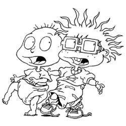 Раскраска: Rugrats (мультфильмы) #52781 - Бесплатные раскраски для печати