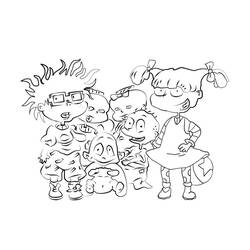 Раскраска: Rugrats (мультфильмы) #52787 - Бесплатные раскраски для печати