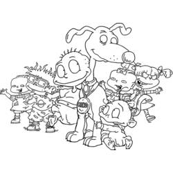 Раскраска: Rugrats (мультфильмы) #52809 - Раскраски для печати