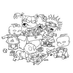 Раскраска: Rugrats (мультфильмы) #52824 - Раскраски для печати
