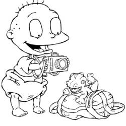 Раскраска: Rugrats (мультфильмы) #52835 - Раскраски для печати